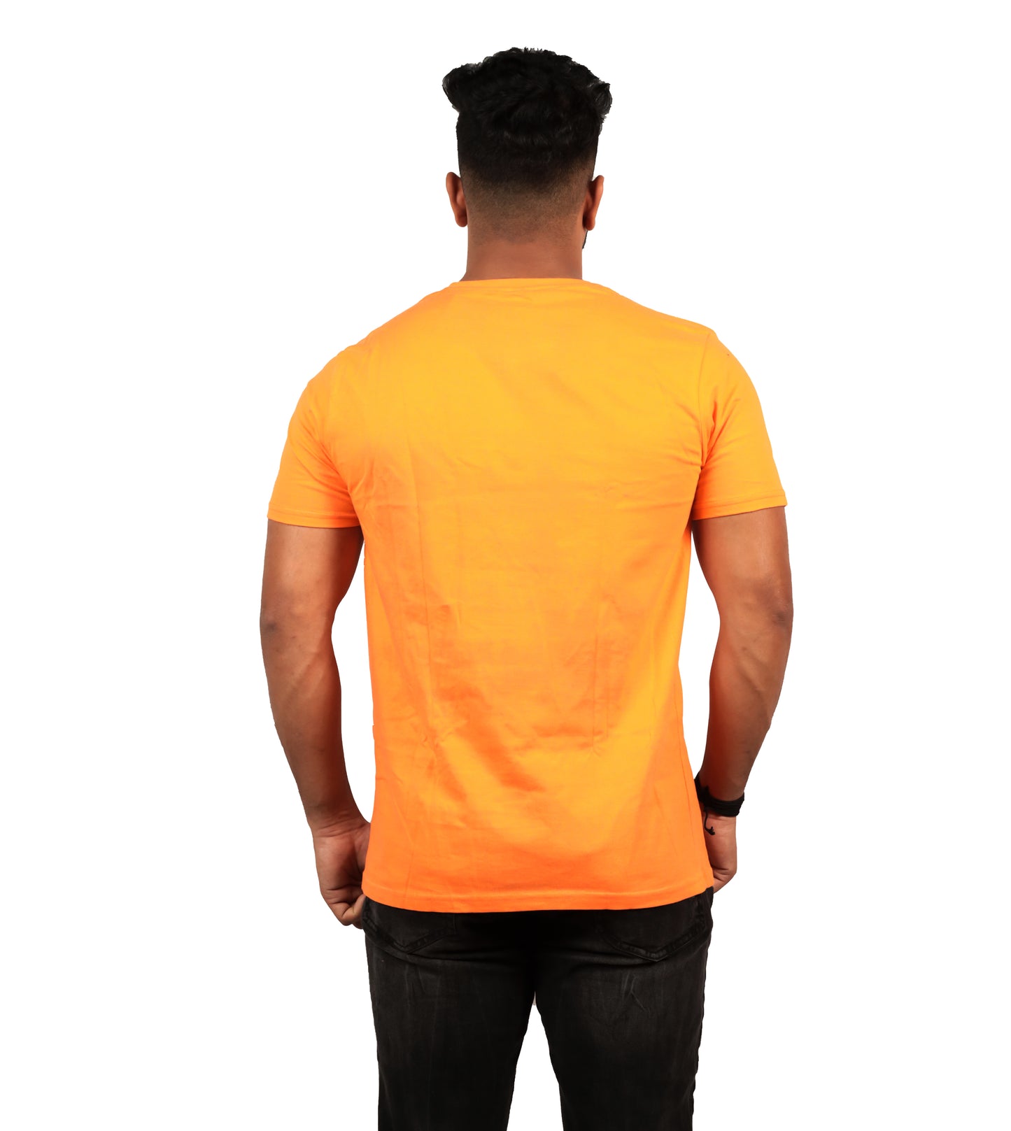 Shark Diver Quote T-Shirt In Orange Color For Men