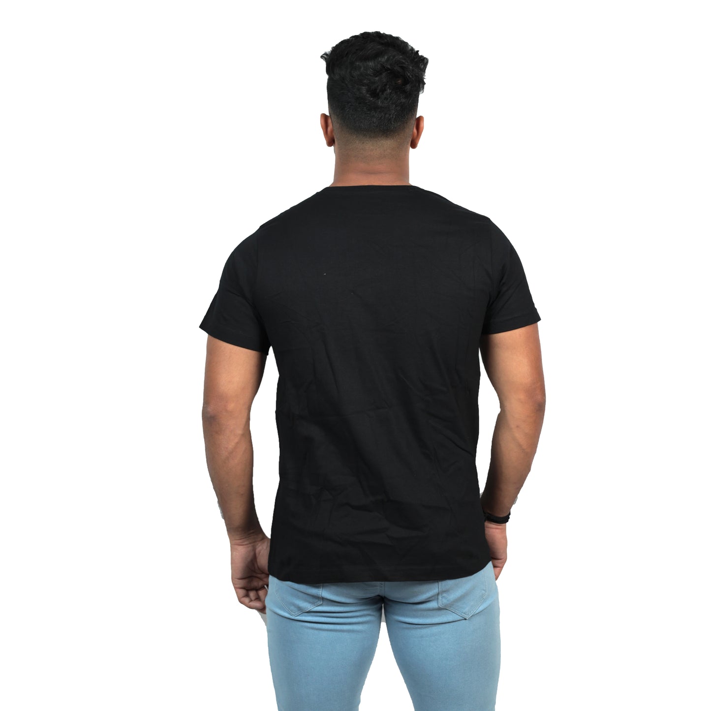 Shark Tribe Printed T-Shirt for Men Black Color