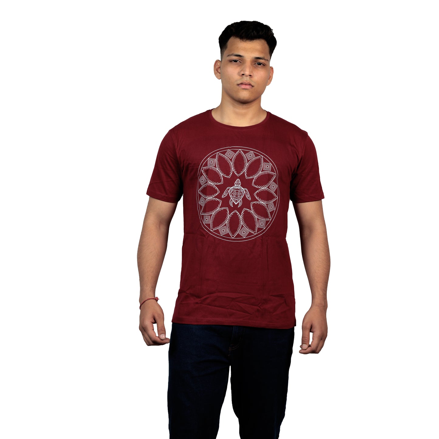 Nirvana Turtle -9  T-shirts In Maroon Color For Men
