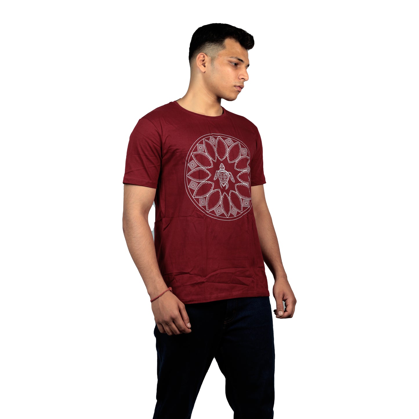 Nirvana Turtle -9  T-shirts In Maroon Color For Men