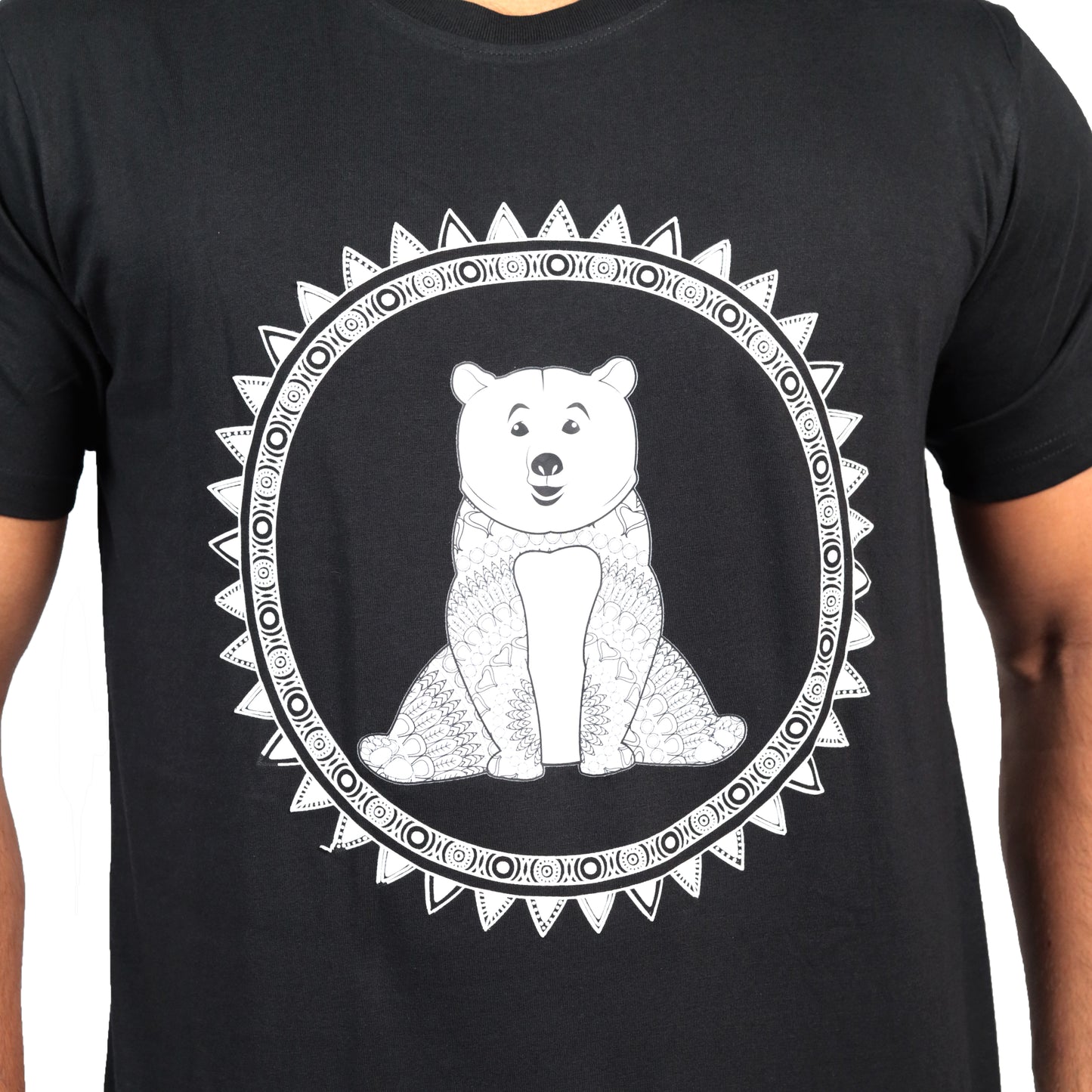 Nirvana Polar Bear T-shirt in Black Color For Men