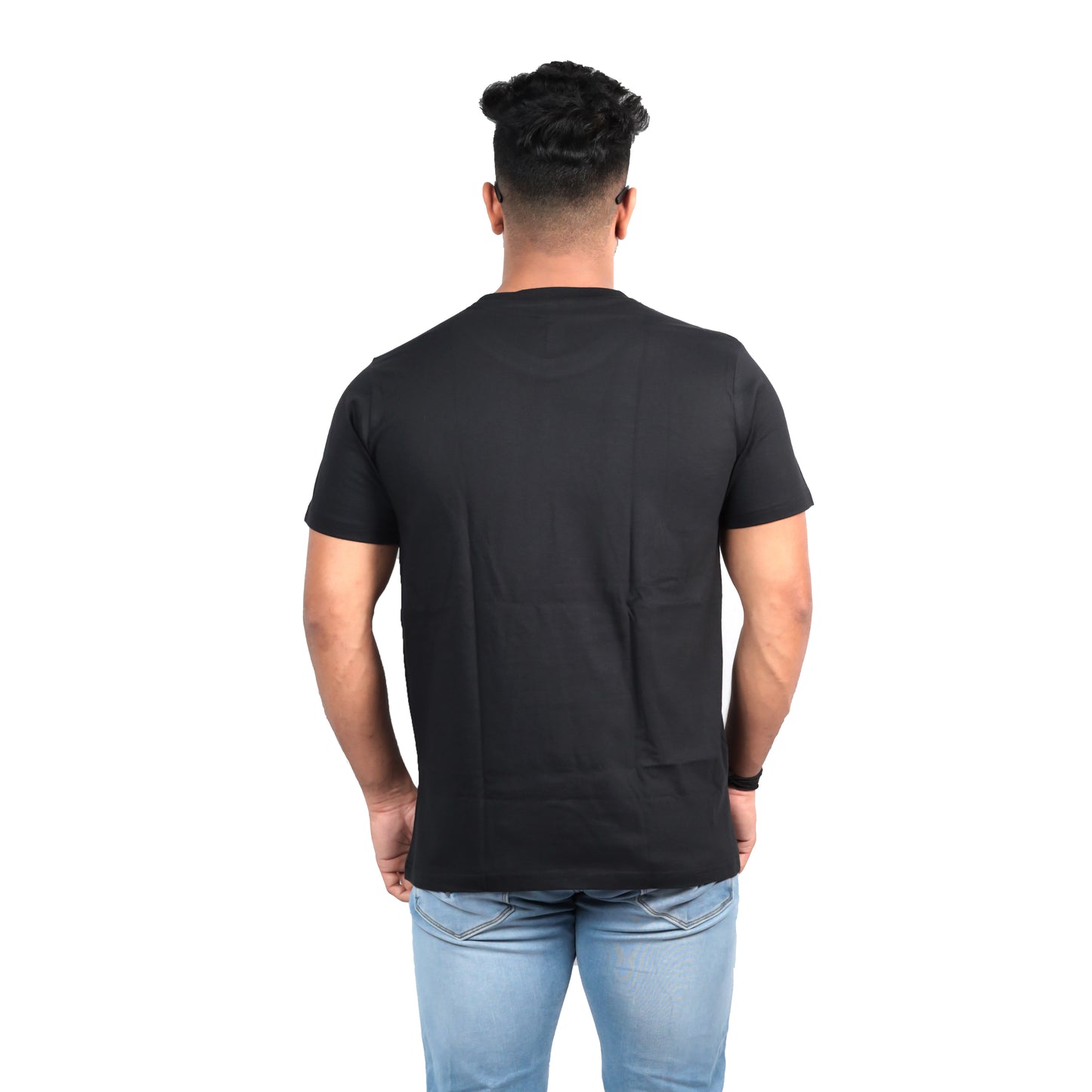 Nirvana Dolphin Printed T-shirt In Black Color For Men