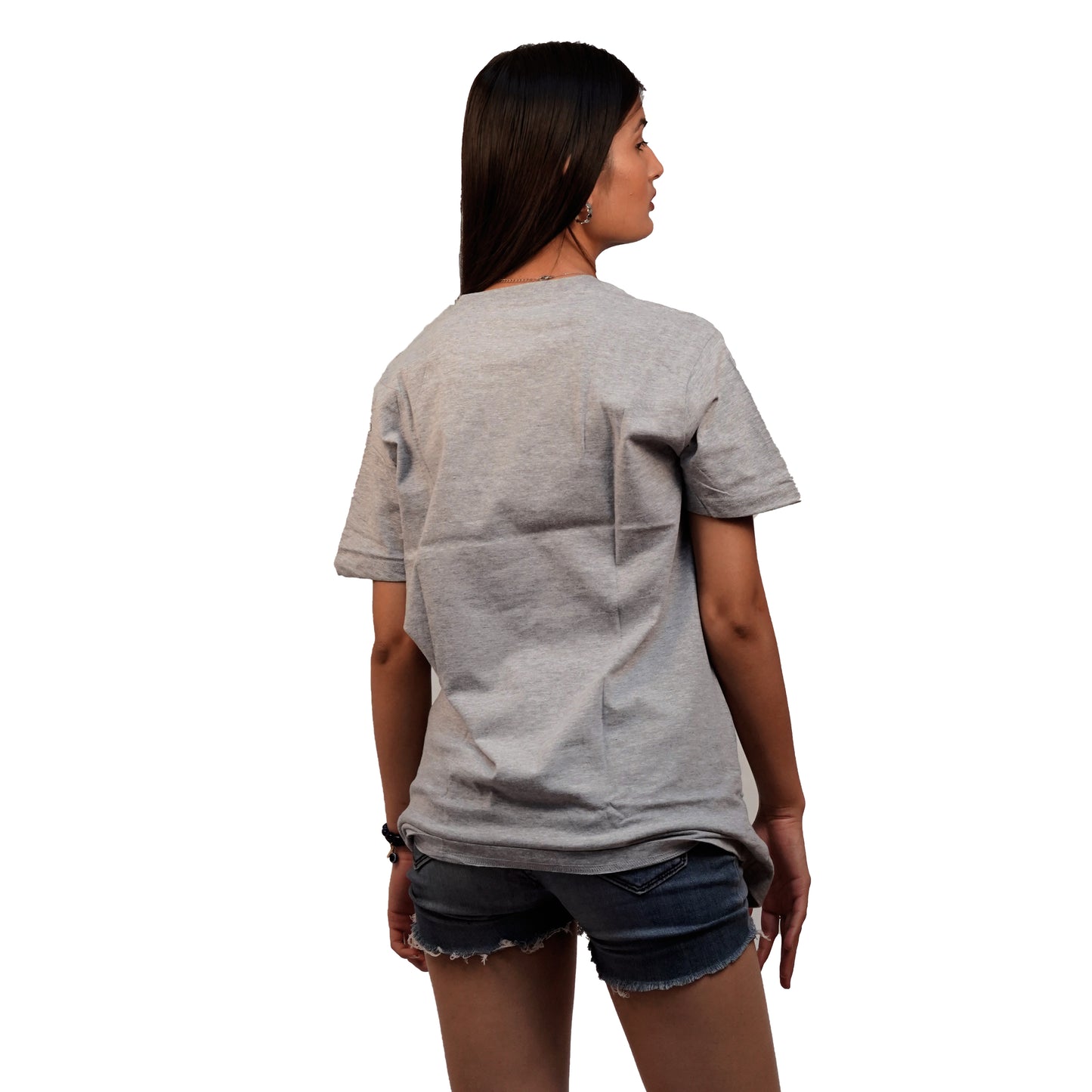 Viking Printed T-shirt In Grey Color For Women