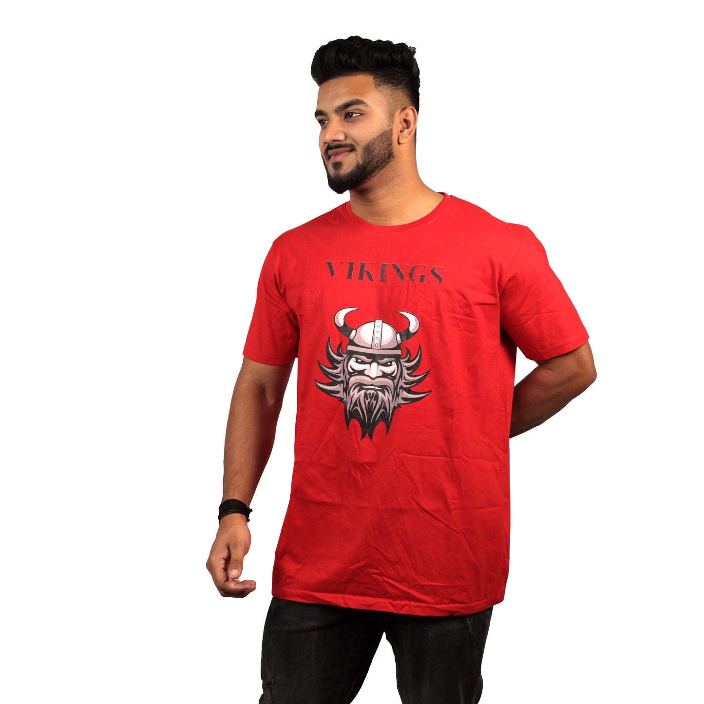 Viking T-shirt In Red Color For Men